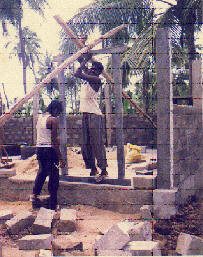 Erecting RCC frames