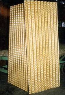  Bamboo Mat Corrugated Roofing Sheets  