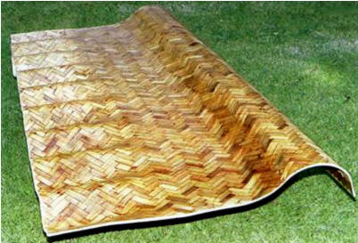 Bamboo Mat Ridge Cap