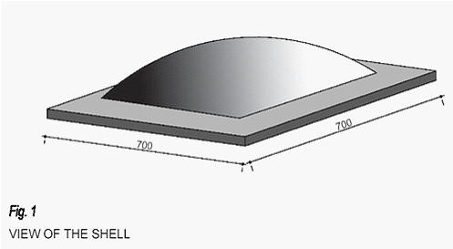 Precast Doubly Curved Shell Unit for Floor/Roofs